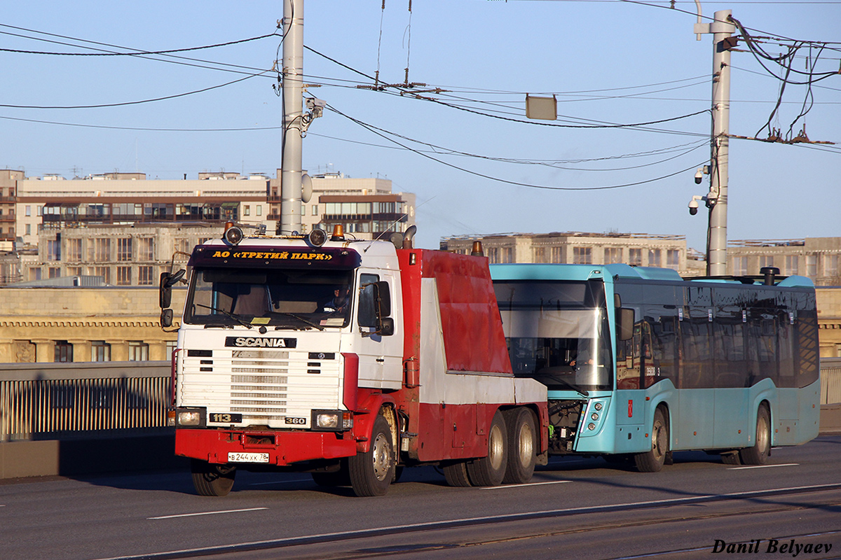 Санкт-Петербург, № В 244 ХК 78 — Scania  (общая модель)