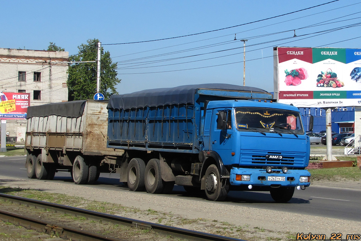 Алтайский край, № Х 263 ТУ 22 — КамАЗ-65115-D3(97)