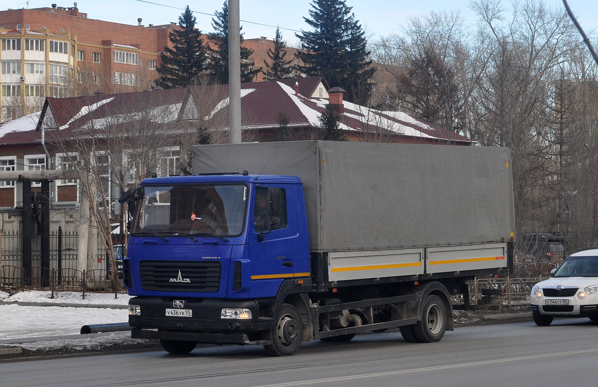 Омская область, № У 436 УК 55 — МАЗ-4371C0