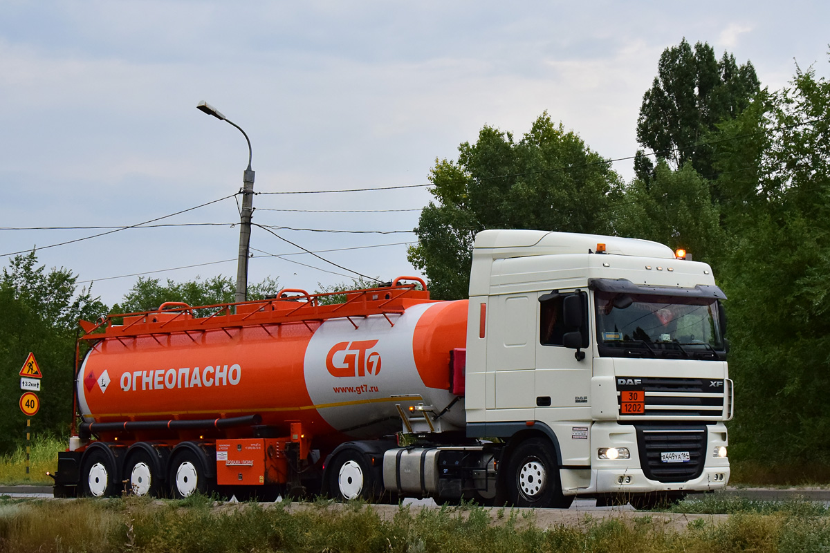 Саратовская область, № У 449 РА 164 — DAF XF105 FT