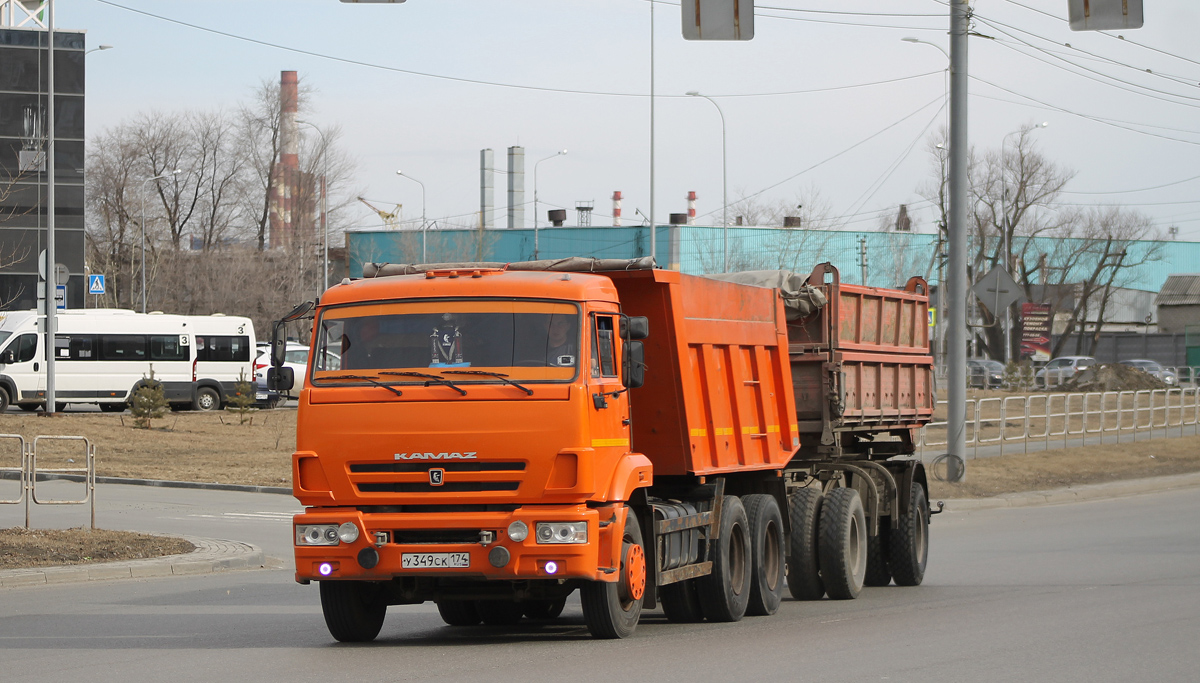 Челябинская область, № У 349 СК 174 — КамАЗ-65115-N3(78)