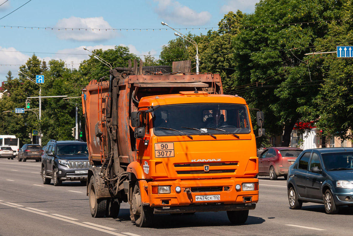 Башкортостан, № Р 474 СК 102 — КамАЗ-43253-A3(96)