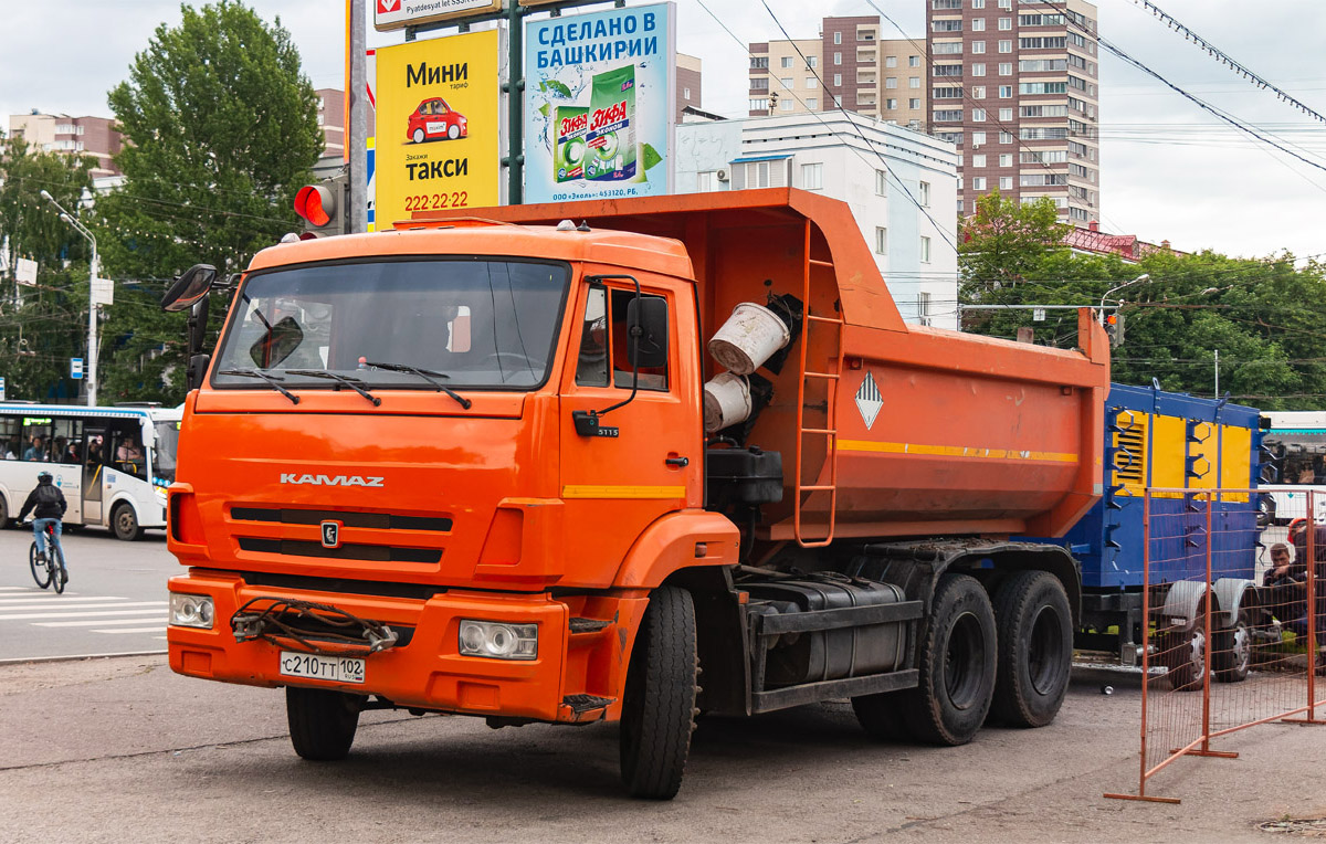 Башкортостан, № С 210 ТТ 102 — КамАЗ-65115-L4(19)