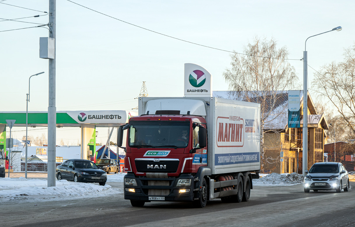 Башкортостан, № Х 908 ХТ 43 — MAN TGS 28.360