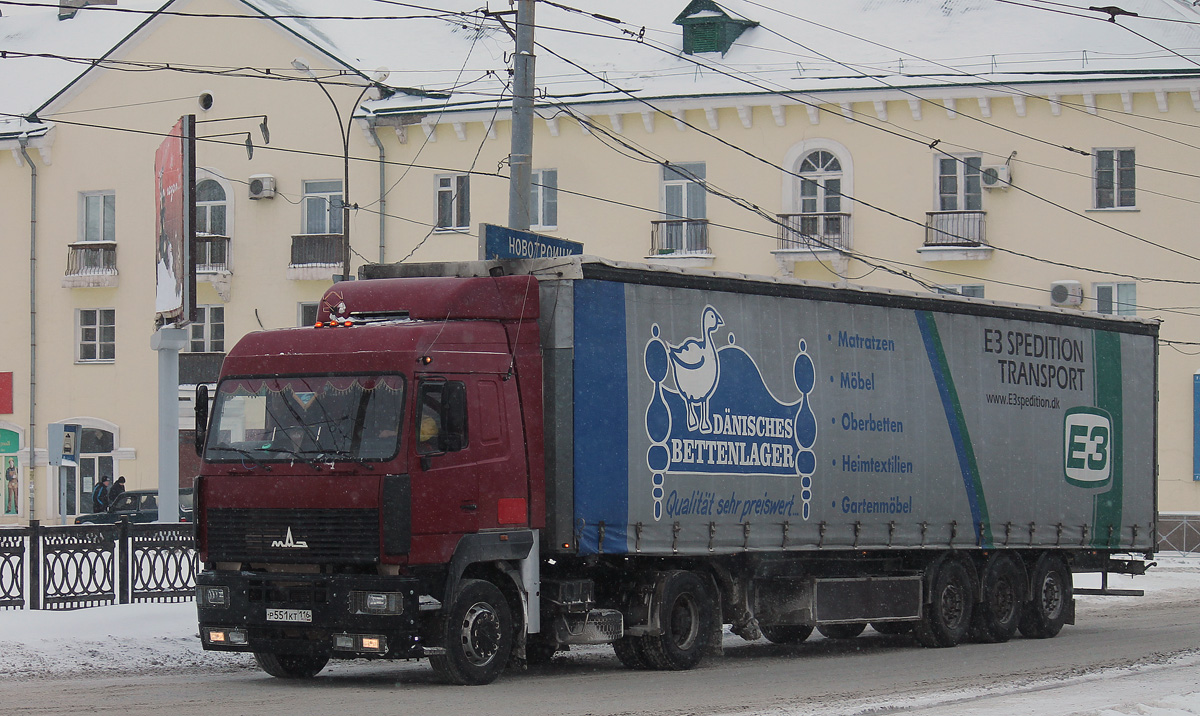 Татарстан, № Р 551 КТ 116 — МАЗ-5440A8