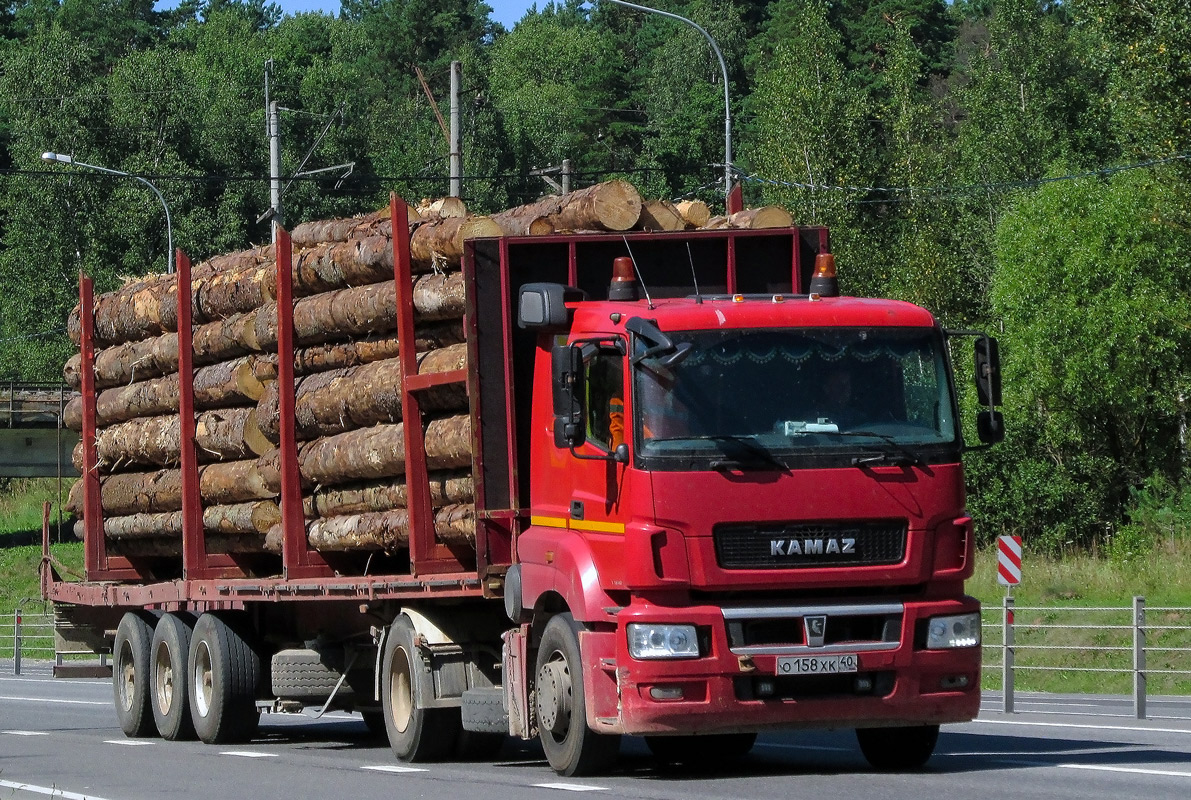 Калужская область, № О 158 ХК 40 — КамАЗ-5490-S5(87)