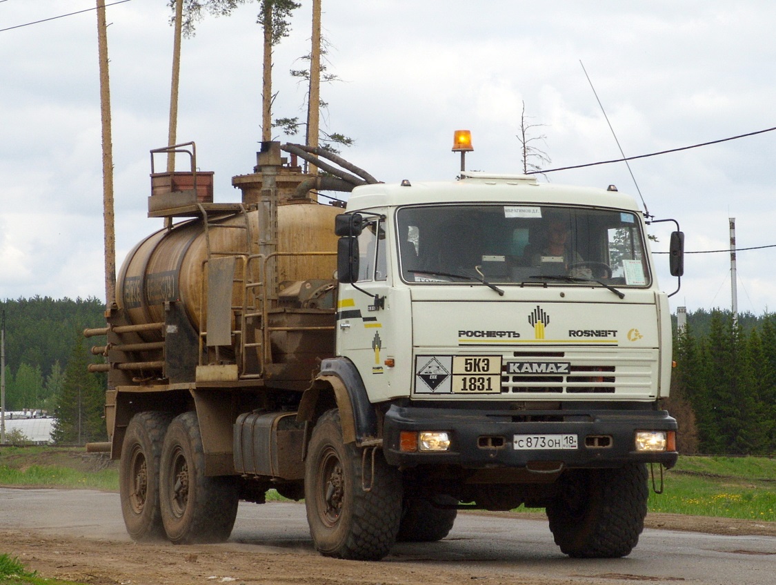 Удмуртия, № С 873 ОН 18 — КамАЗ-43118-15 [43118R]