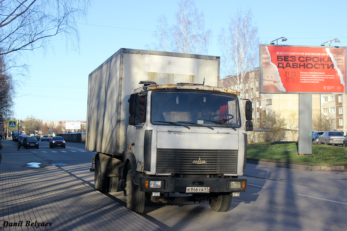 Ленинградская область, № В 946 УА 47 — МАЗ-533603
