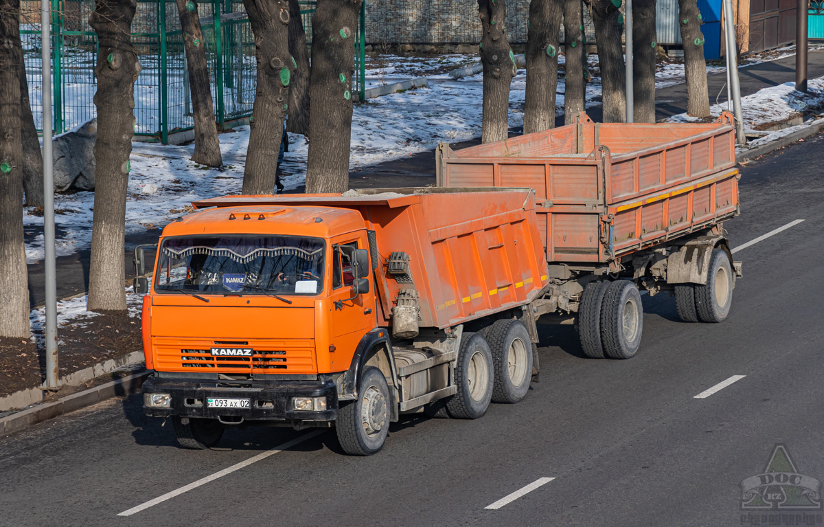 Алматы, № 093 AX 02 — КамАЗ-65115 [651150]