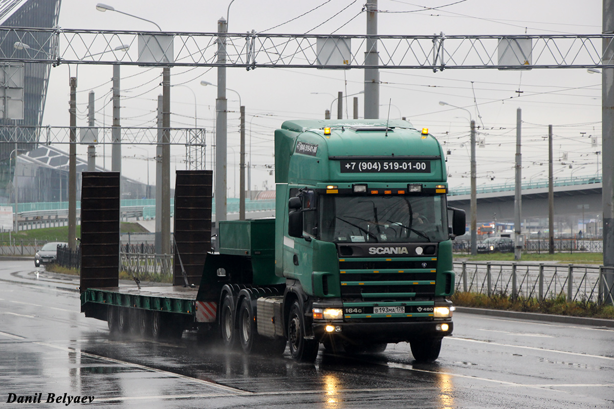 Санкт-Петербург, № В 193 МА 178 — Scania ('1996) R164G