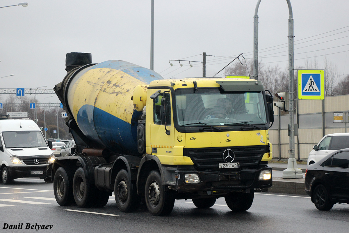 Ленинградская область, № В 230 ТА 47 — Mercedes-Benz Actros ('2003) 4140