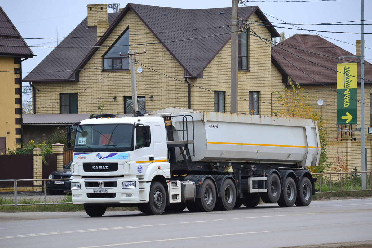 Волгоградская область, № Е 697 ЕА 134 — КамАЗ-65206-T5(68)