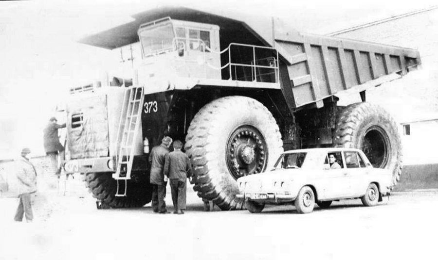 Красноярский край, № 373 — БелАЗ (общая модель); Исторические фотографии (до 2000 года) (Красноярский край)
