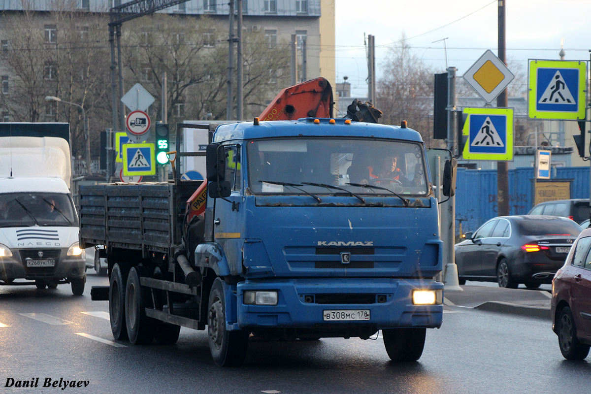 Санкт-Петербург, № В 308 МС 178 — КамАЗ-65117-N3(78)