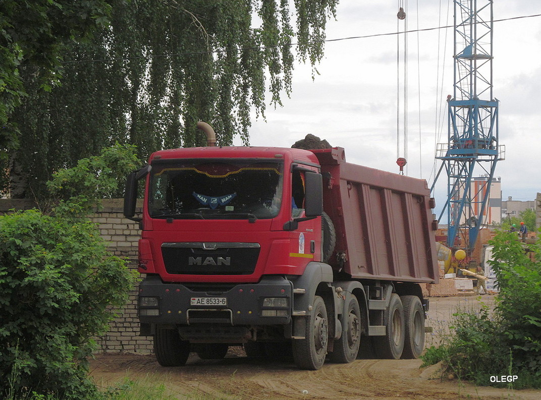 Могилёвская область, № АЕ 8533-6 — MAN TGS 41.400