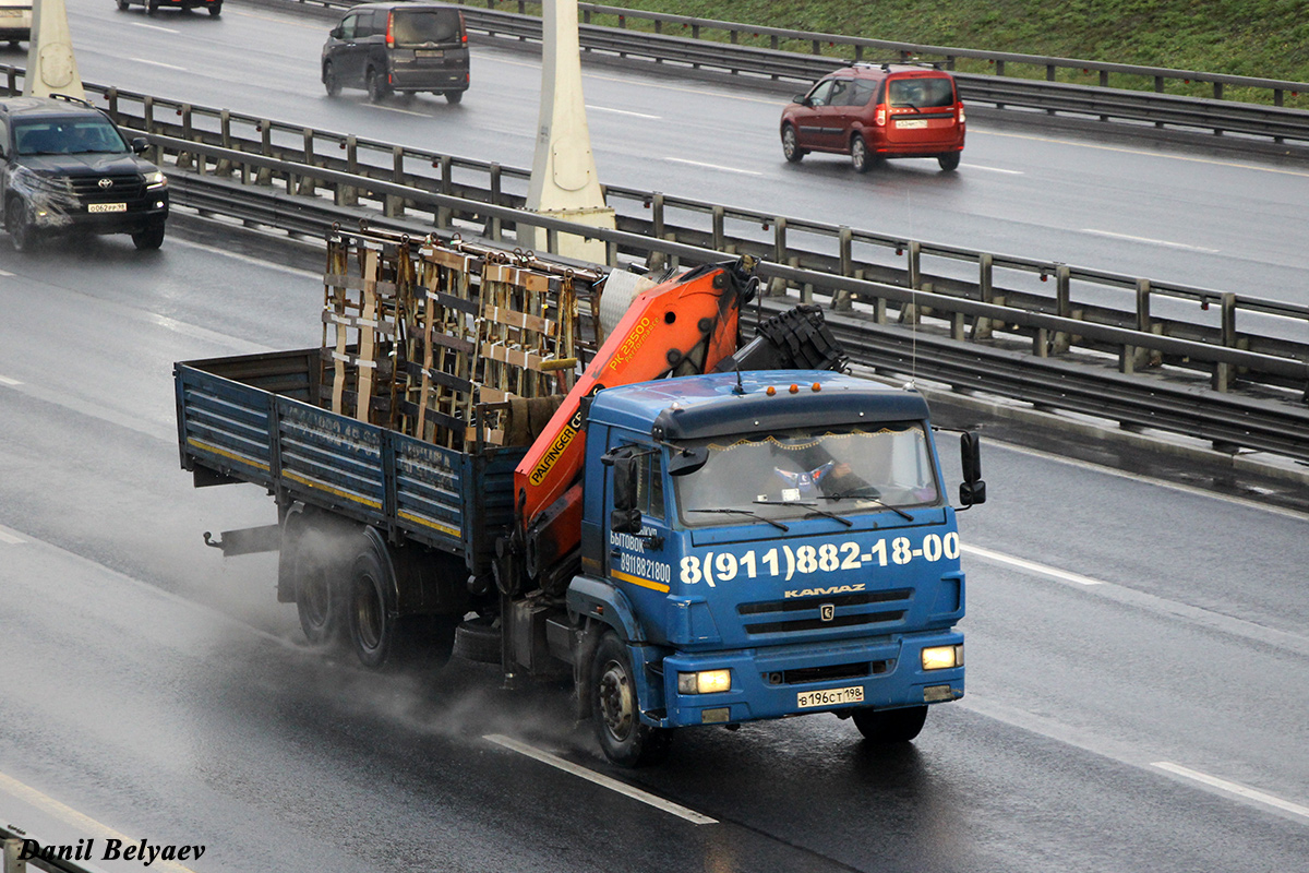 Санкт-Петербург, № В 196 СТ 198 — КамАЗ-65117-N3(78)