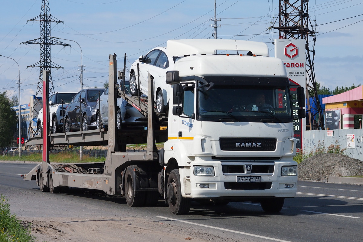 Санкт-Петербург, № В 964 УТ 198 — КамАЗ-5490-S5(87)