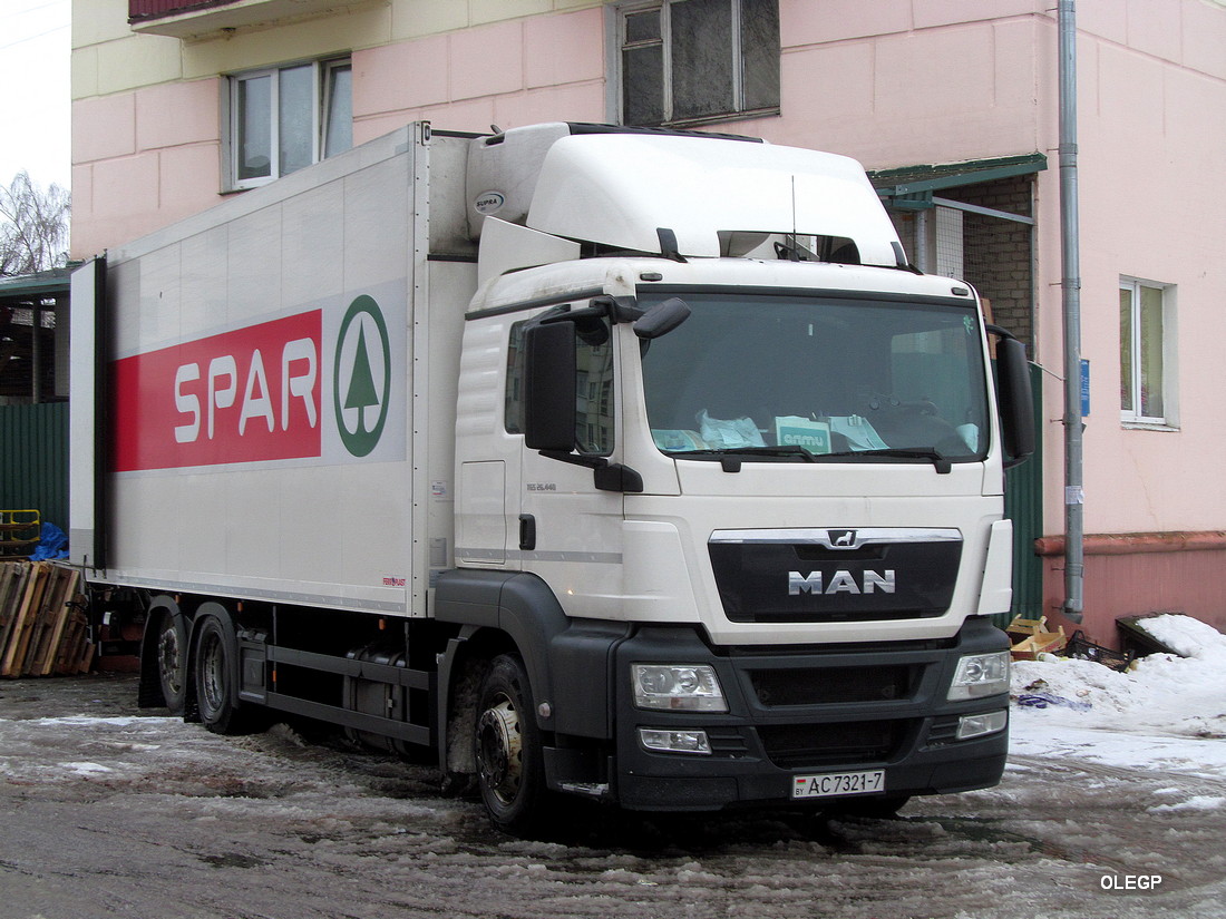 Минск, № АС 7321-7 — MAN TGS 26.440