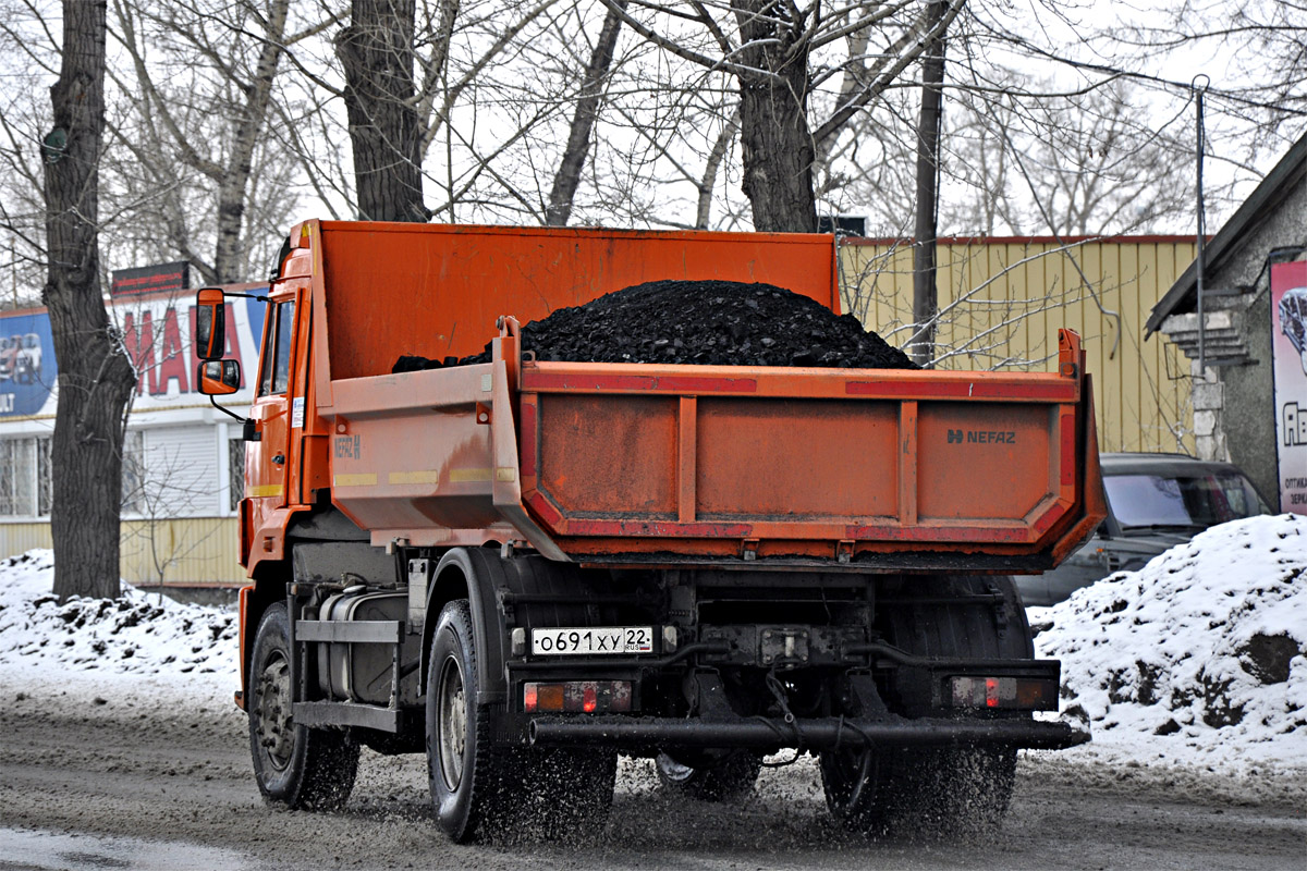 Алтайский край, № О 691 ХУ 22 — КамАЗ-53605-L4(19)