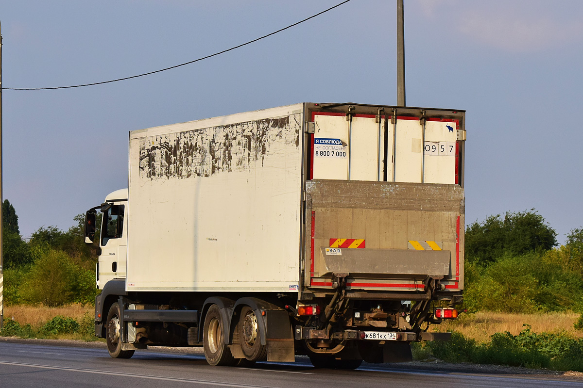 Волгоградская область, № К 681 КХ 134 — MAN TGS 26.350