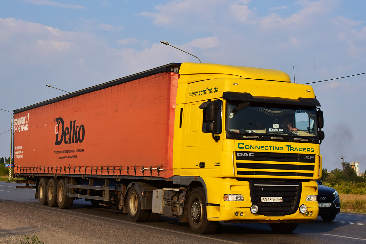 Волгоградская область, № В 173 ОУ 134 — DAF XF105 FT