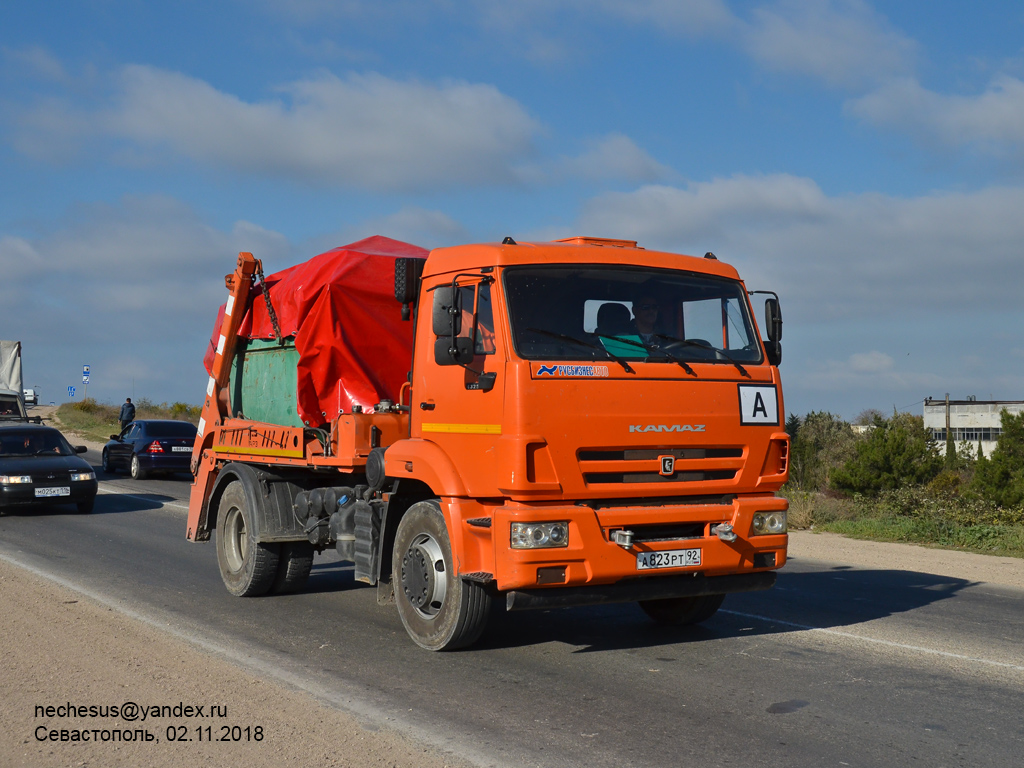 Севастополь, № А 823 РТ 92 — КамАЗ-43253-C4(25)