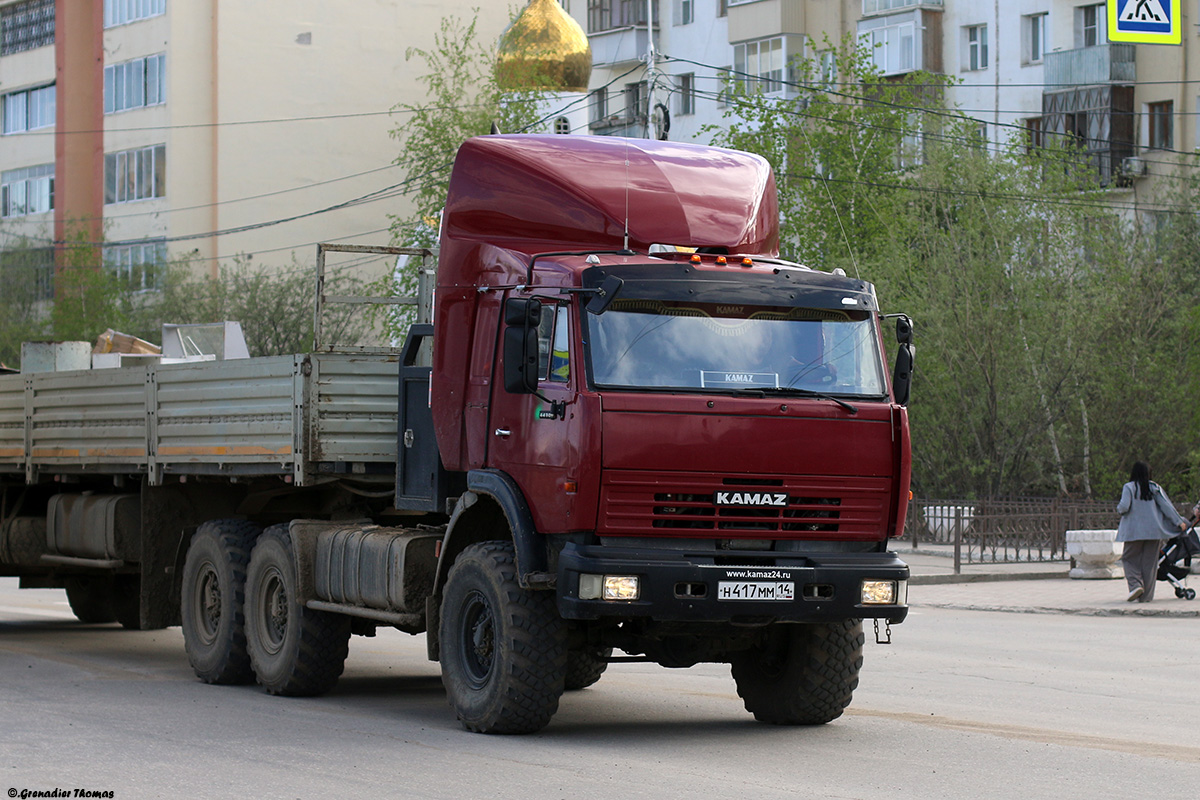 Саха (Якутия), № Н 417 ММ 14 — КамАЗ-44108-10 [44108K]