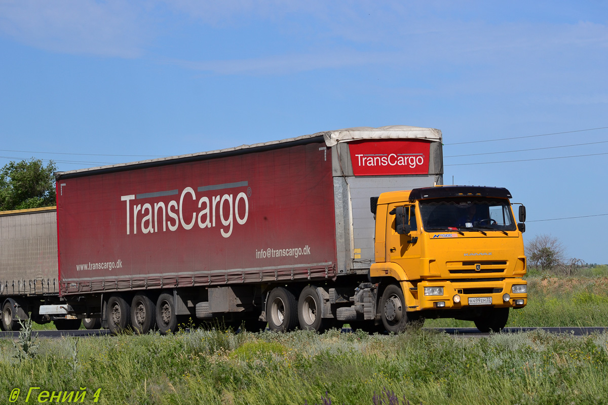Брянская область, № Н 499 ЕМ 32 — КамАЗ-65116-A4(23)