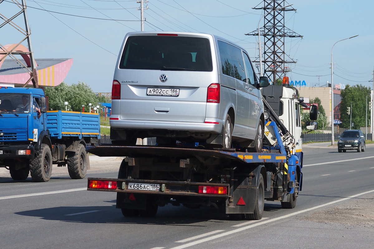 Ханты-Мансийский автоном.округ, № К 686 АС 186 — КамАЗ-4308-C4(25)