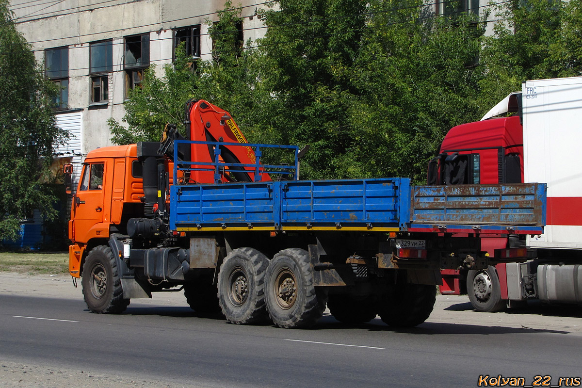 Алтайский край, № Т 329 УМ 22 — КамАЗ-43118-24