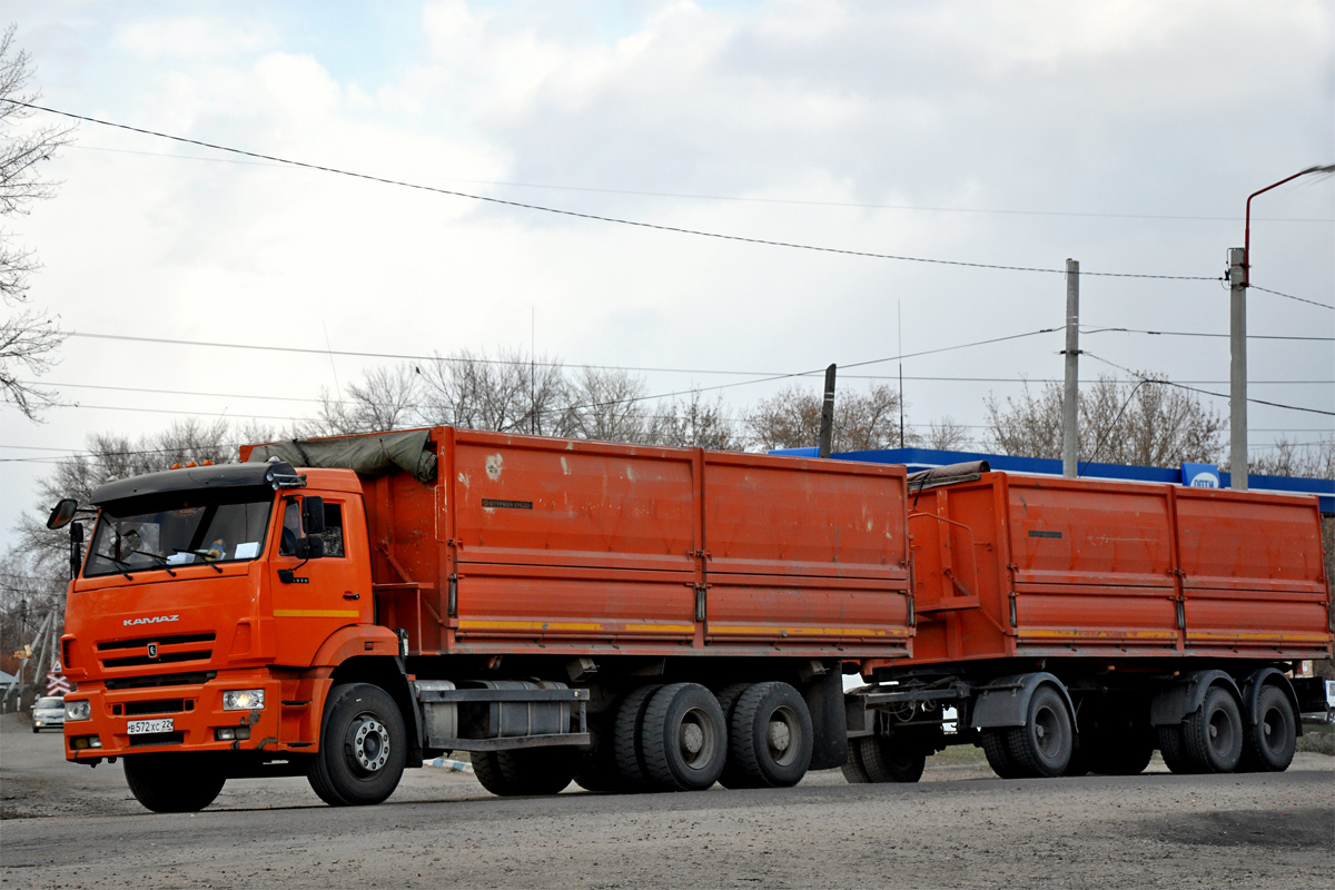 Алтайский край, № В 572 ХС 22 — КамАЗ-6520 (общая модель)