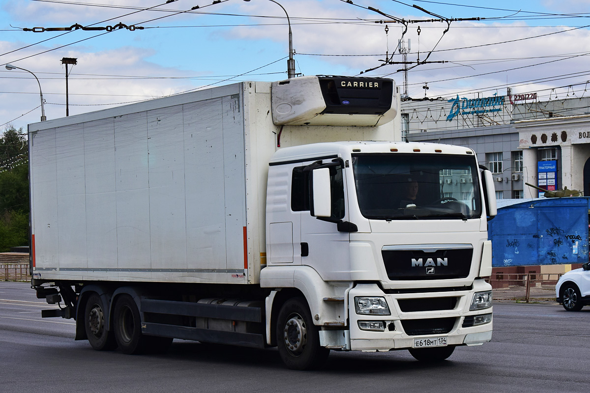 Волгоградская область, № Е 618 МТ 134 — MAN TGS 26.350