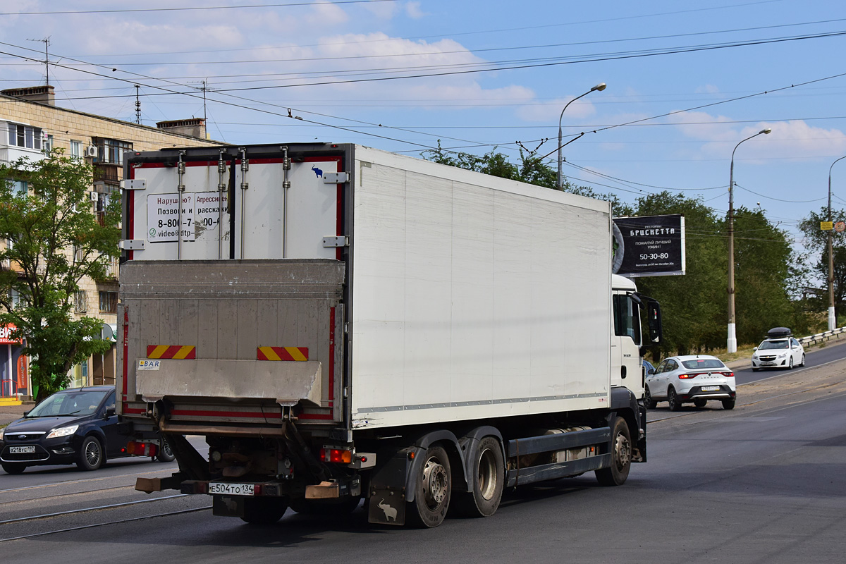 Волгоградская область, № Е 504 ТО 134 — MAN TGS 26.350