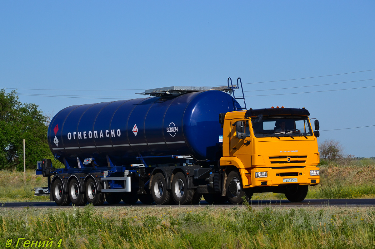 Татарстан, № Т ВА 195 16 — КамАЗ-65116-A5(48)