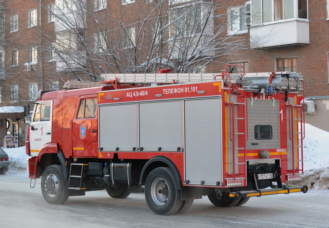 Удмуртия, № О 127 АТ 18 — КамАЗ-43265-D5(66)