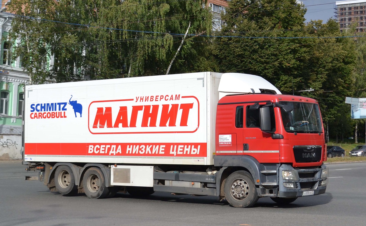 Удмуртия, № А 838 ОО 37 — MAN TGS 28.360