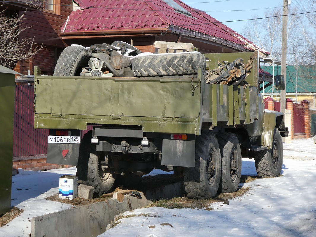 Приморский край, № У 106 РВ 125 — ЗИЛ-131 (общая модель)