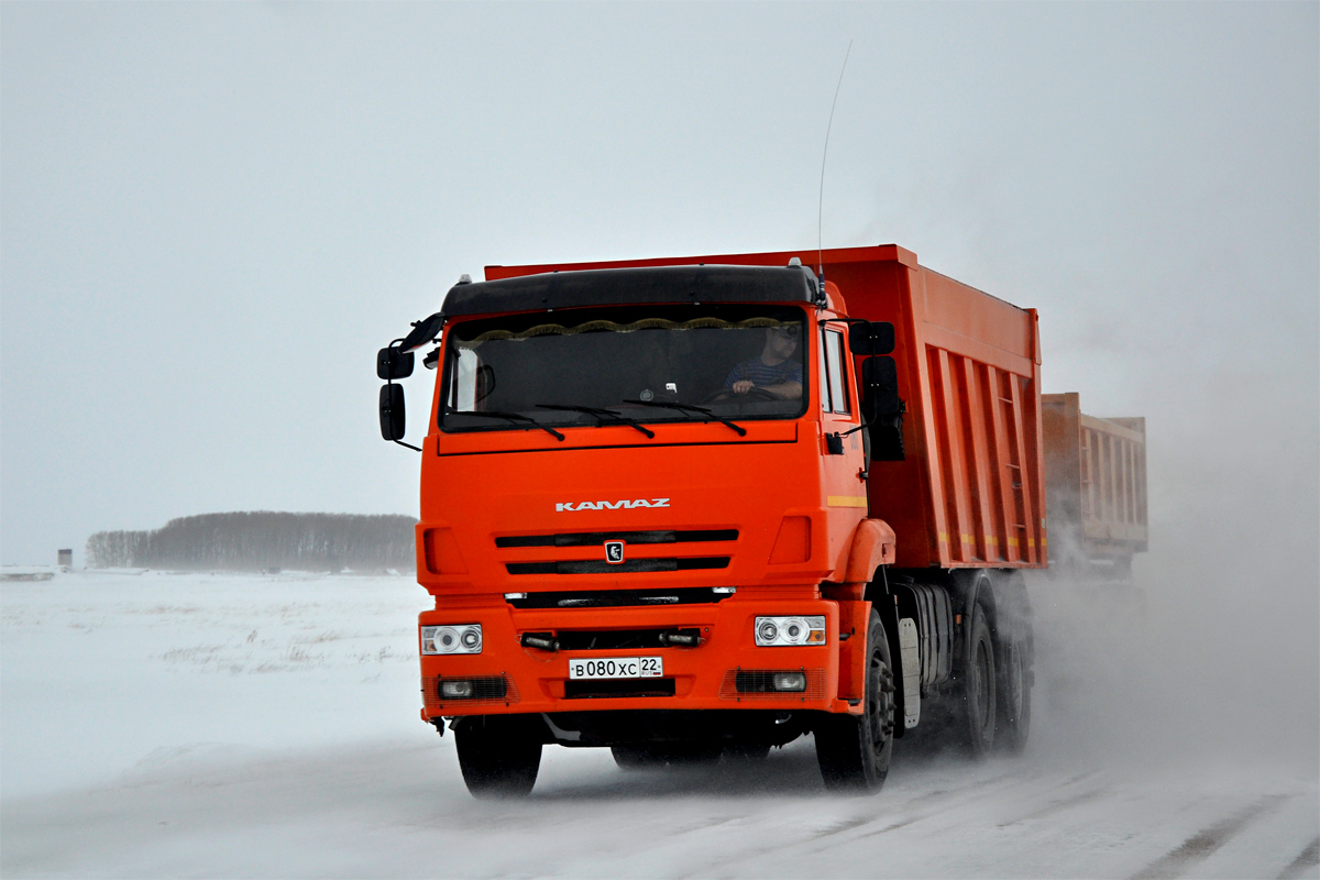Алтайский край, № В 080 ХС 22 — КамАЗ-6520-K4(29)
