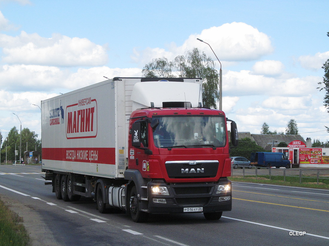 Ставропольский край, № Р 016 ХТ 26 — MAN TGS 18.360