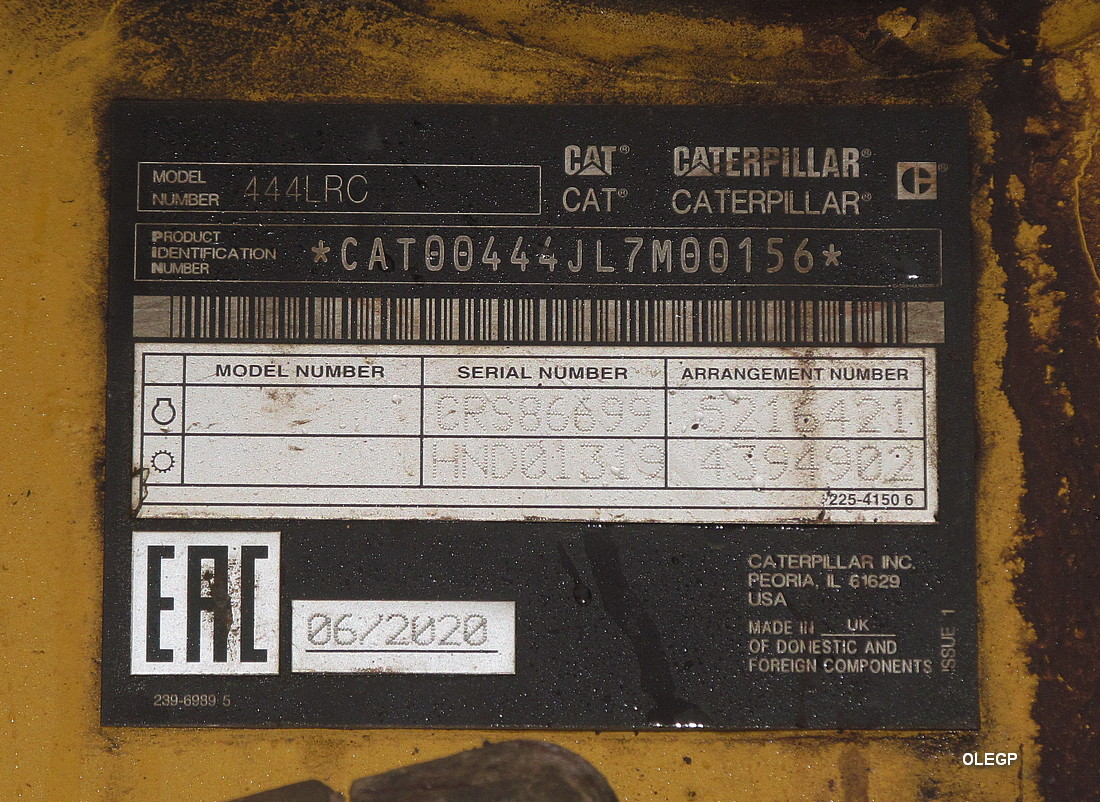 Витебская область, № ВК-2 5740 — Caterpillar 444