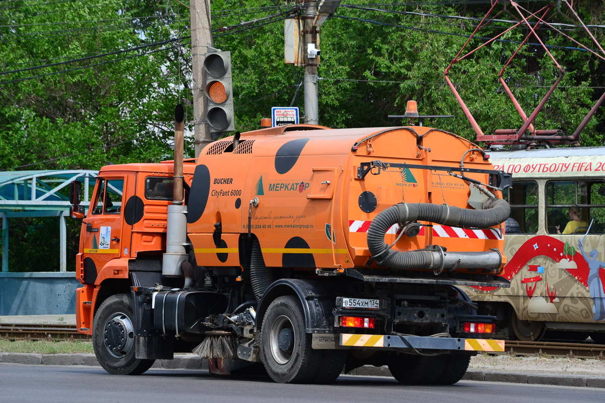 Волгоградская область, № В 554 ХМ 134 — КамАЗ-53605-L4(19)