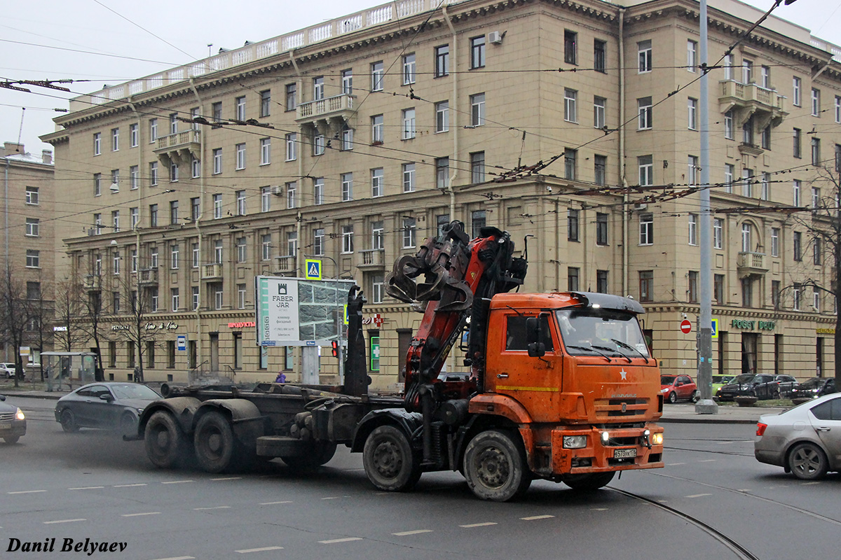 Санкт-Петербург, № В 573 УК 178 — КамАЗ-65201-K4(29)
