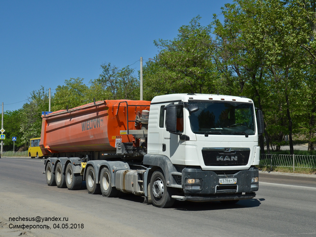 Крым, № Е 578 ВУ 82 — MAN TGS 26.440
