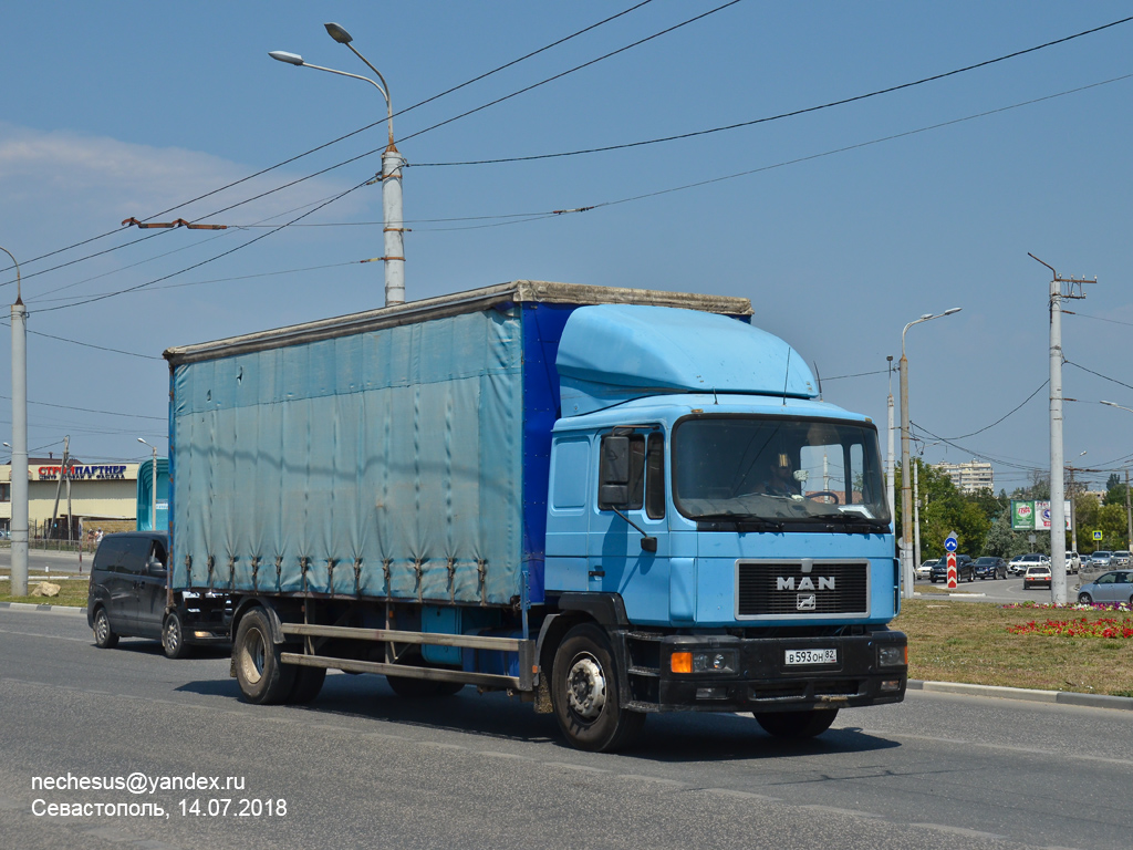 Крым, № В 593 ОН 82 — MAN M2000 (общая модель)