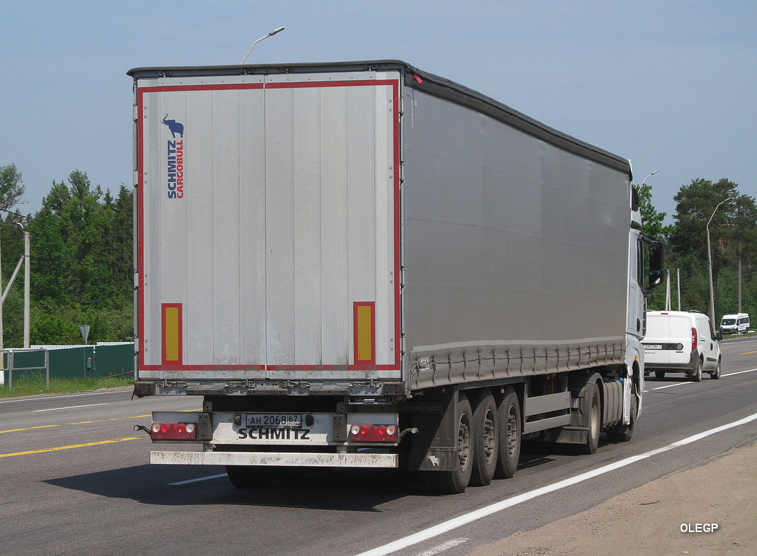 Смоленская область, № АН 2068 67 — Schmitz Cargobull S.CS / SCB*S3T / S01