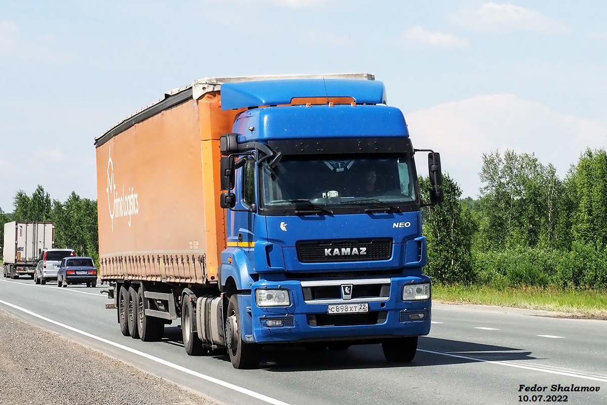 Алтайский край, № С 898 ХТ 22 — КамАЗ-5490-S5(87)