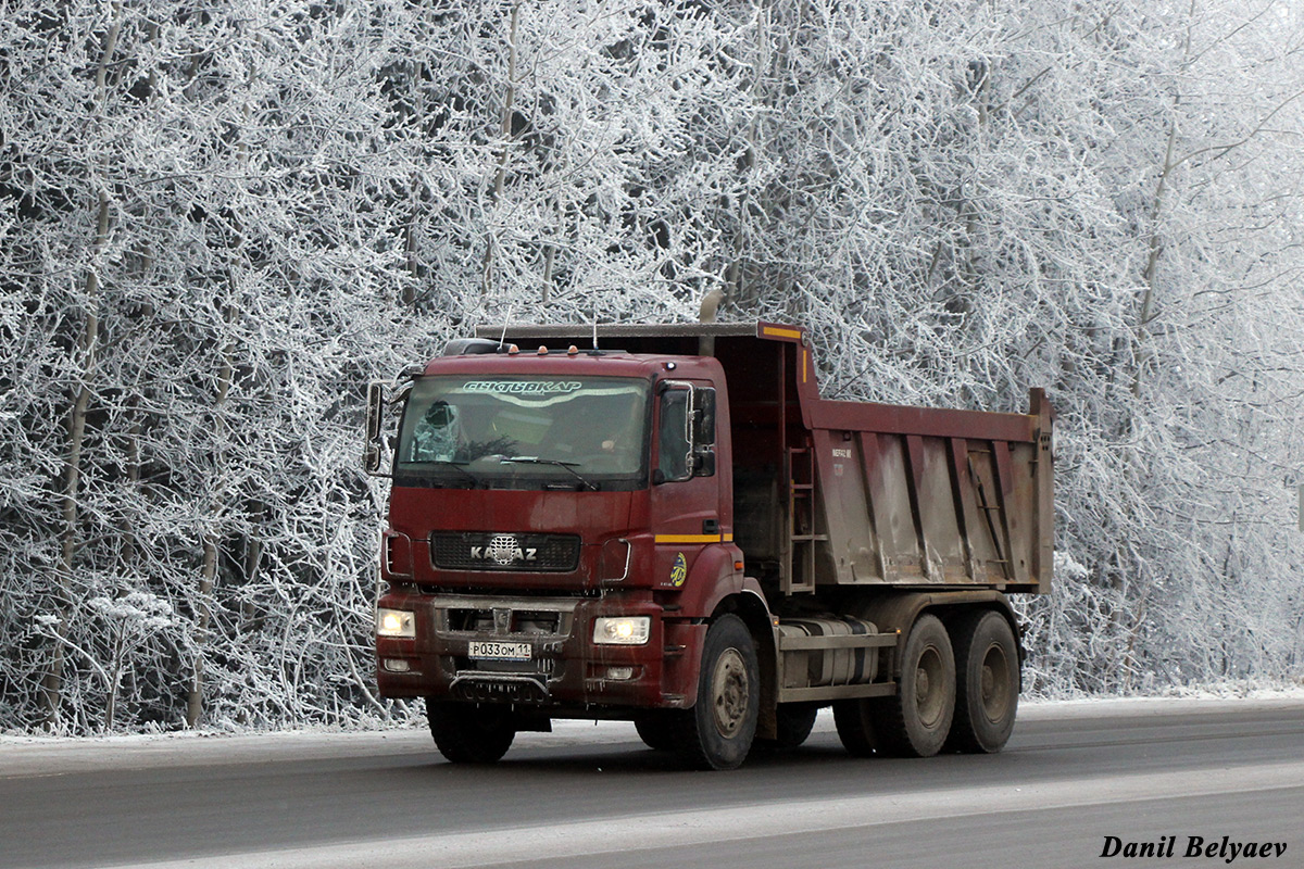 Коми, № Р 033 ОМ 11 — КамАЗ-6580-S5(87)