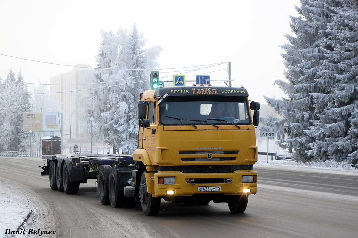 Коми, № О 425 ЕХ 11 — КамАЗ-65116-N3(78)