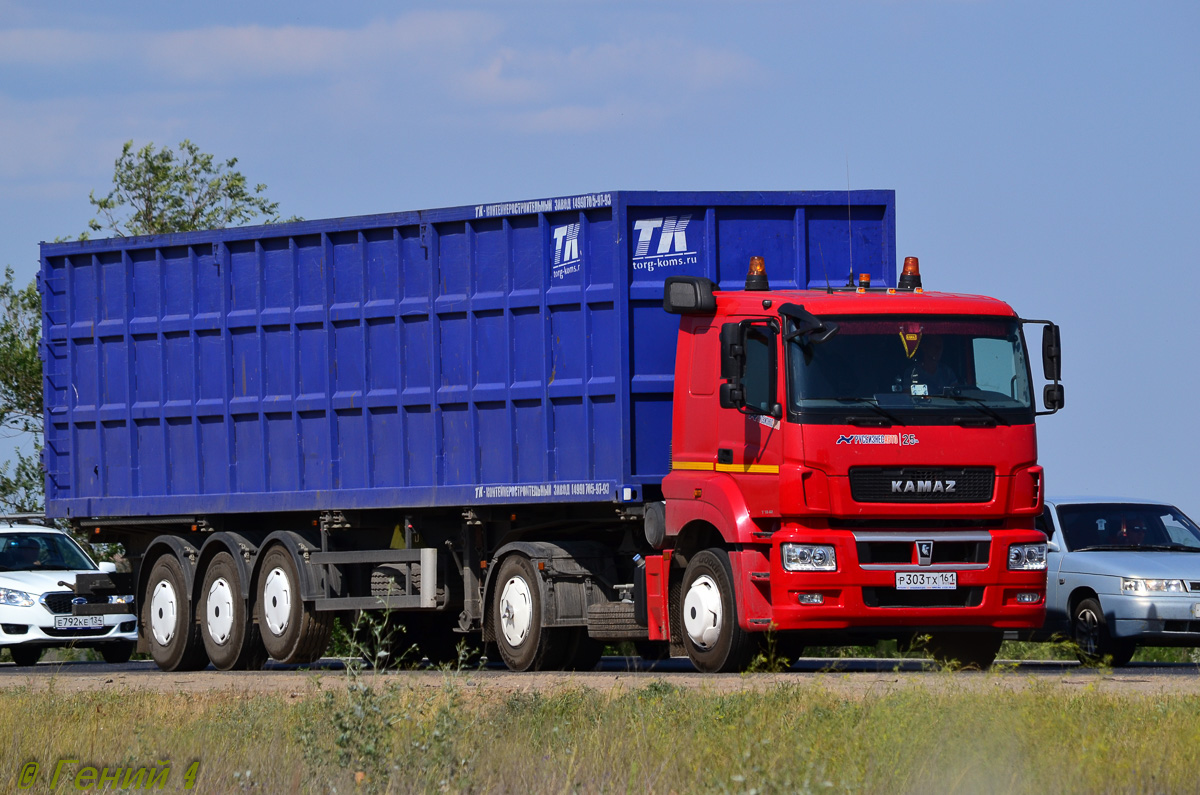 Ростовская область, № Р 303 ТХ 161 — КамАЗ-5490-S5(87)