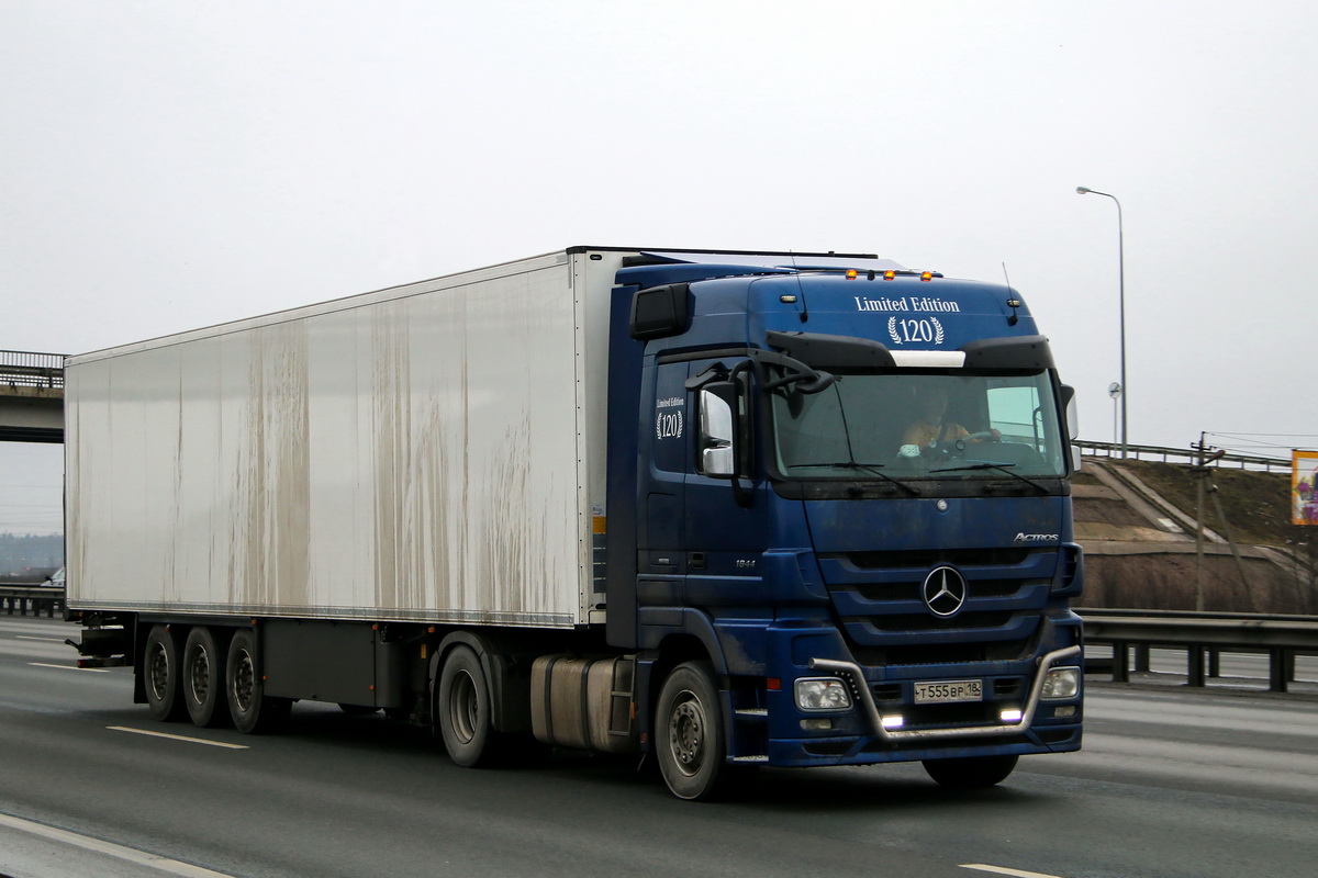 Удмуртия, № Т 555 ВР 18 — Mercedes-Benz Actros '09 1844 [Z9M]